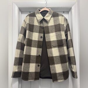 Uniqlo Plaid Button-Up Jacket
